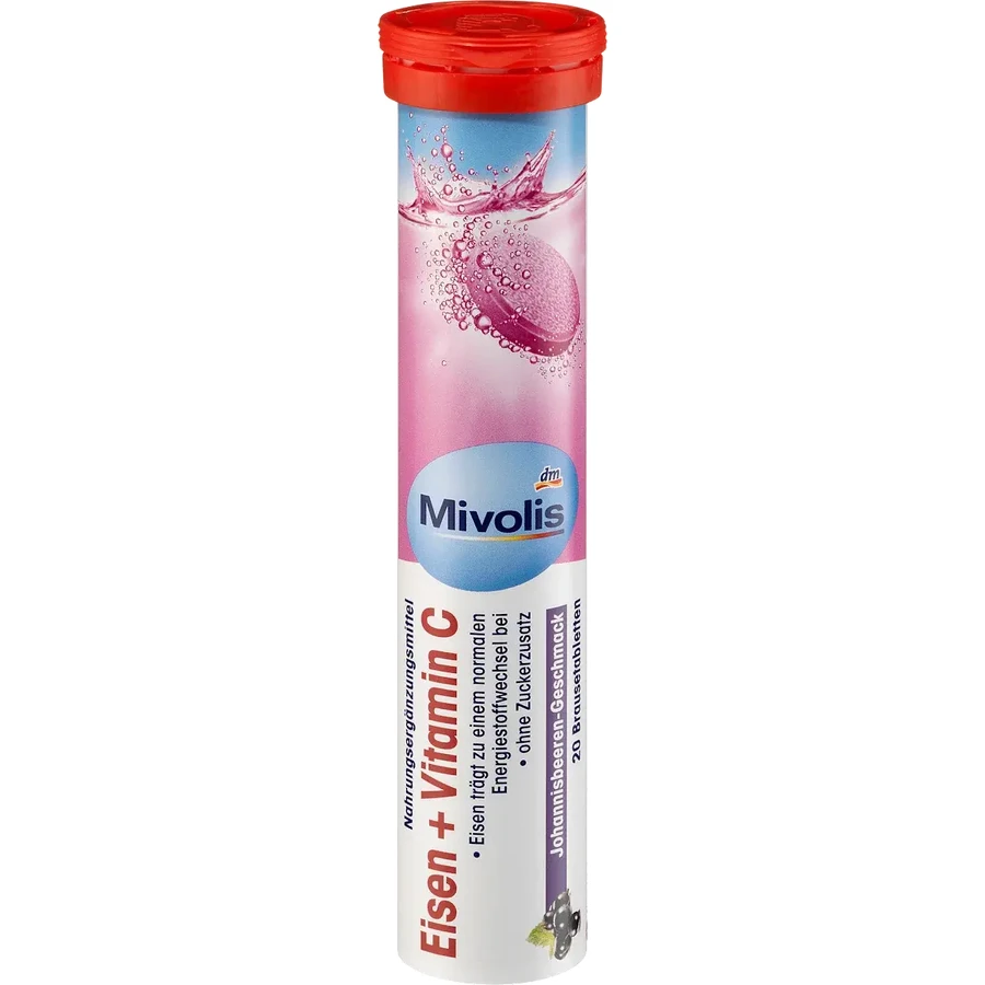 Mivolis IJzer+Vitamine C bruistabletten, 82 g