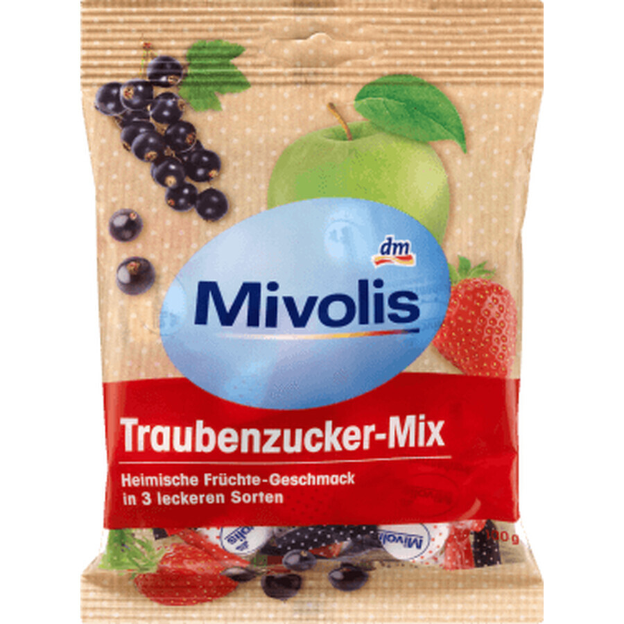 Boutique Mivolis Mix- dextrose aromatisé aux fruits, 100 g Mivolis Mix- dextrose aromatisé aux fruits, 100 g
