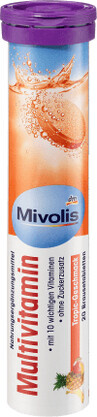 Mivolis multivitamin effervescent tablets, 82 g, 20 pieces, DM