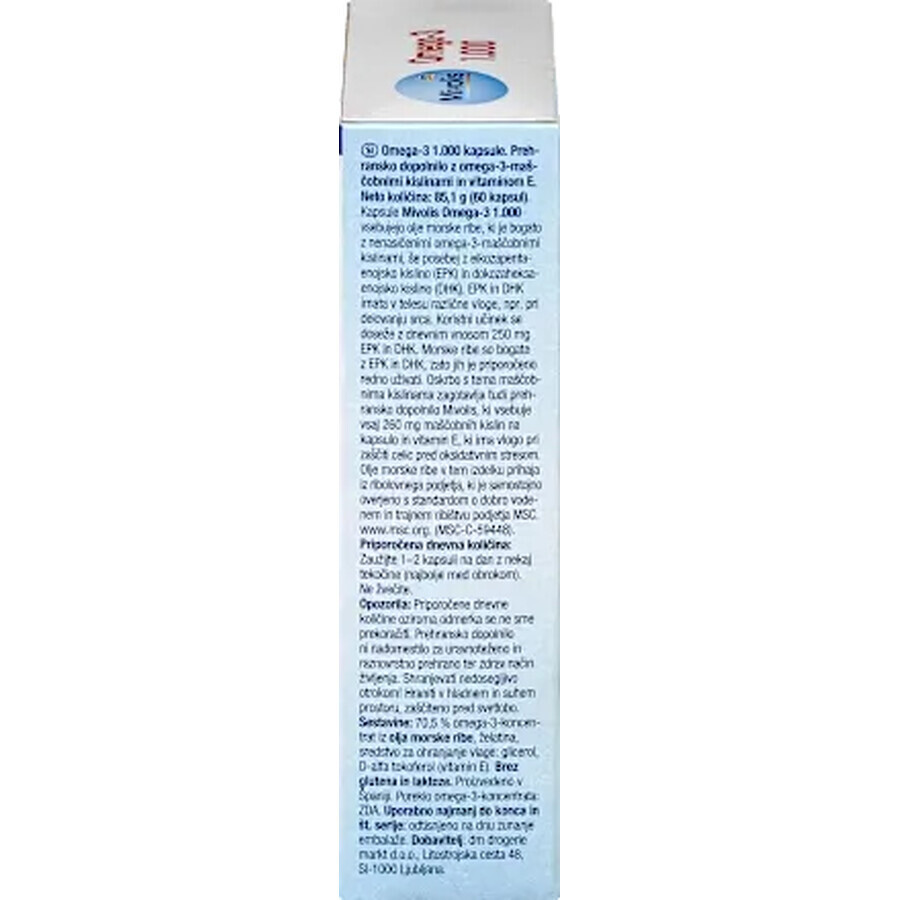 Mivolis Omega-3 capsules, 85 g