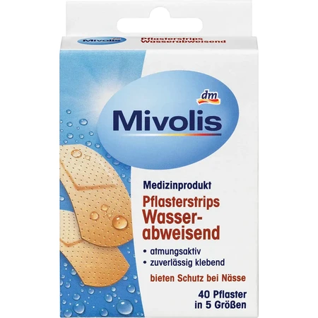 Mivolis Waterdichte pleisters, 40 stuks