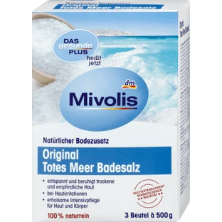 Mivolis Original Sal de Baño del Mar Muerto, 1,5 Kg