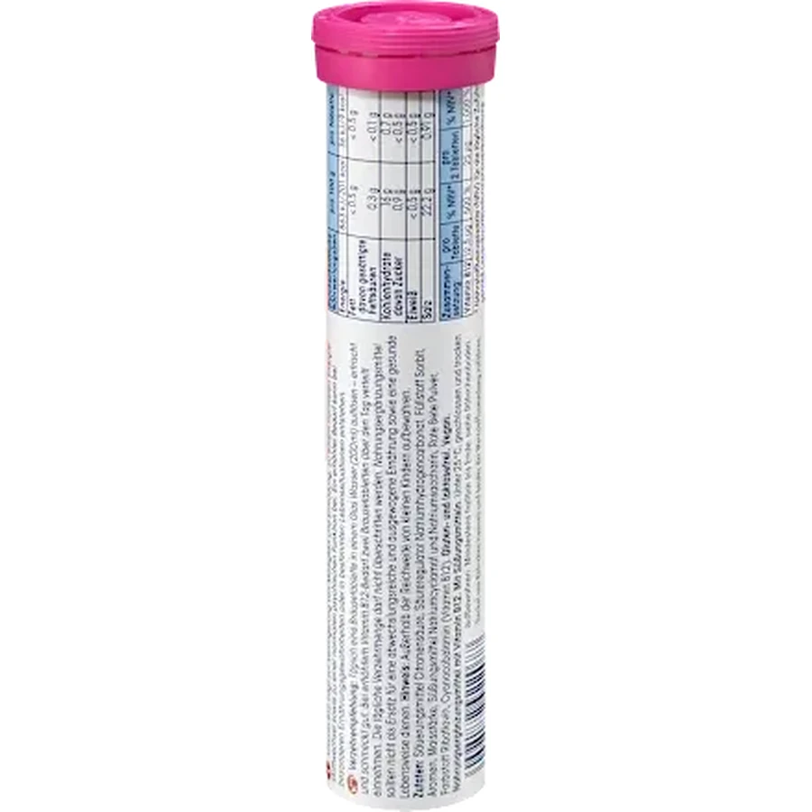 Mivolis Vitamine B bruistabletten framboos en aardbei, 82 g