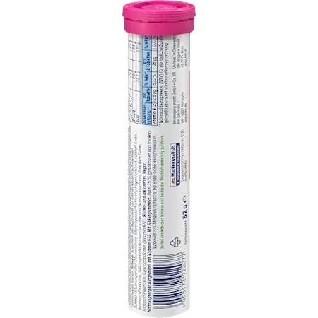Mivolis Vitamine B bruistabletten framboos en aardbei, 82 g