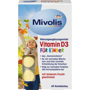 Mivolis Vitamina D3 para niños, 51 g