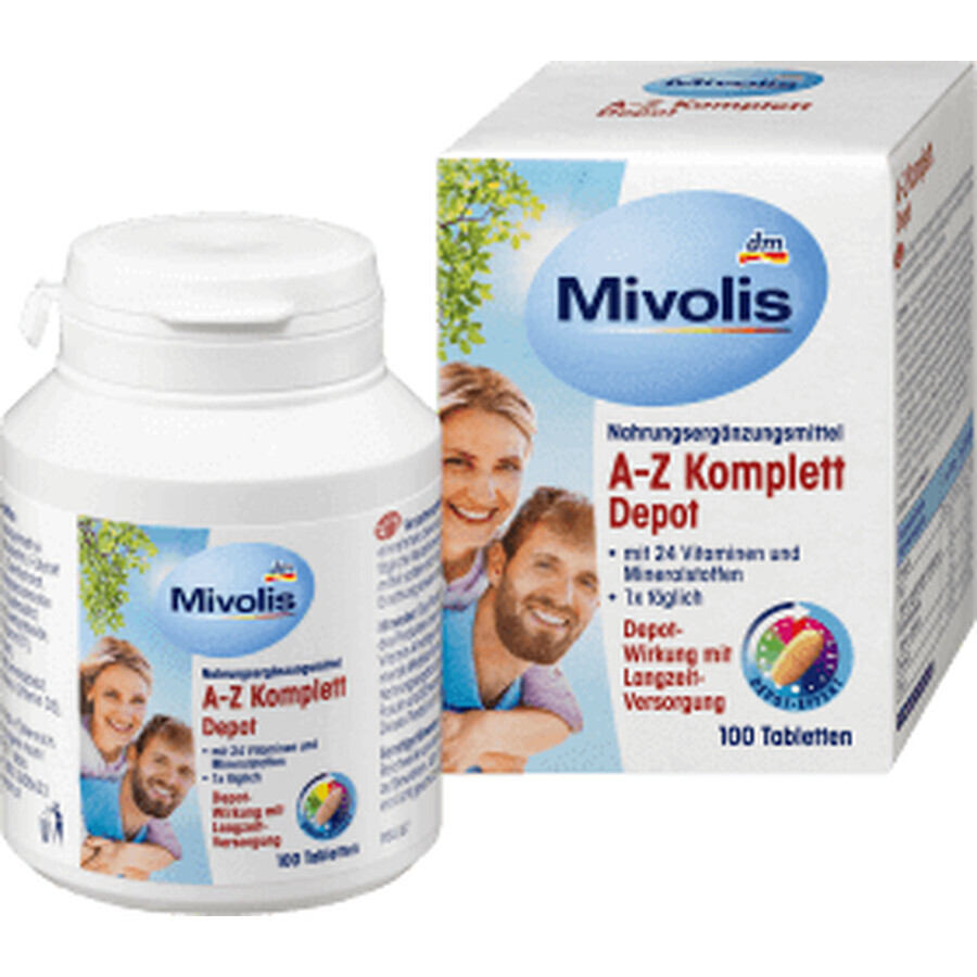 Buy Mivolis Vitamins A-Z, 138 g, 100 tablets Mivolis Vitamins A-Z, 138 g, 100 tablets