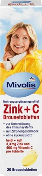 Mivolis Zink + C effervescent tablets, 82 g, DM