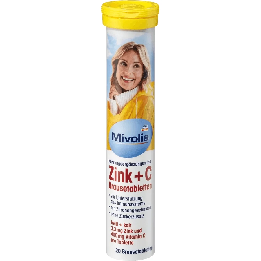 Mivolis Zink + C bruistablet, 82 g