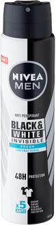 Nivea MEN Deodorant Spray B&amp;W Fresh, 250 ml
