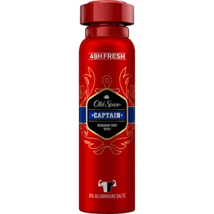 Desodorante Old Spice capitán en spray, 150 ml