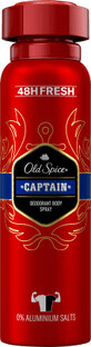 Old Spice D&#233;odorant spray capitaine, 150 ml