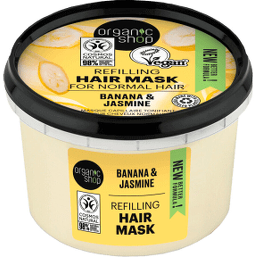 Comprar Organic Shop Mascarilla capilar tonificante con plátano y jazmín, 250 ml Organic Shop Mascarilla capilar tonificante con plátano y jazmín, 250 ml