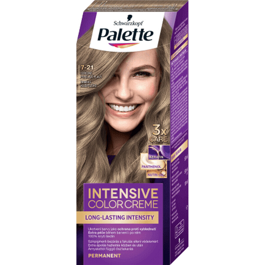 Comprar Palette Intensive Color Creme Tinte Permanente 7-21 Rubio Gris Medio, 1 ud. Palette Intensive Color Creme Tinte Permanente 7-21 Rubio Gris Medio, 1 ud.