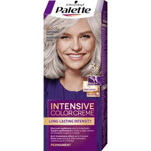 Palette Intensive Color Creme Dauerhafte Farbe 9.5-21 Helles Silberblond, 1 Stück