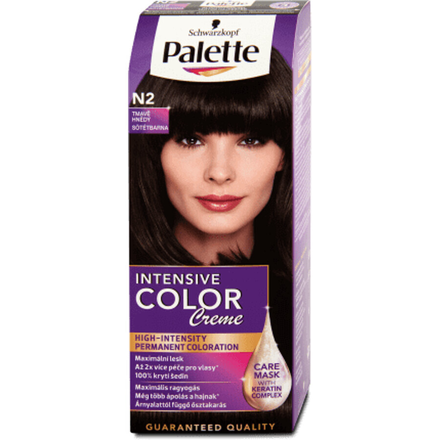 Boutique Palette Intensive Color Creme Permanent Paint N2 (3-0) Dark Brown, 1 pc Palette Intensive Color Creme Permanent Paint N2 (3-0) Dark Brown, 1 pc