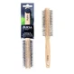 Parsa Beauty Cepillo redondo de madera con cerdas de plástico, 19 mm, 1 ud.