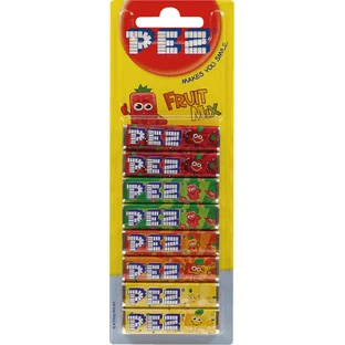Caramelos de fruta PEZ, 6 unidades