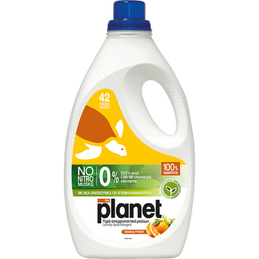 Cumpără Planet Detergent lichid rufe orange, 2,1 l Planet Detergent lichid rufe orange, 2,1 l