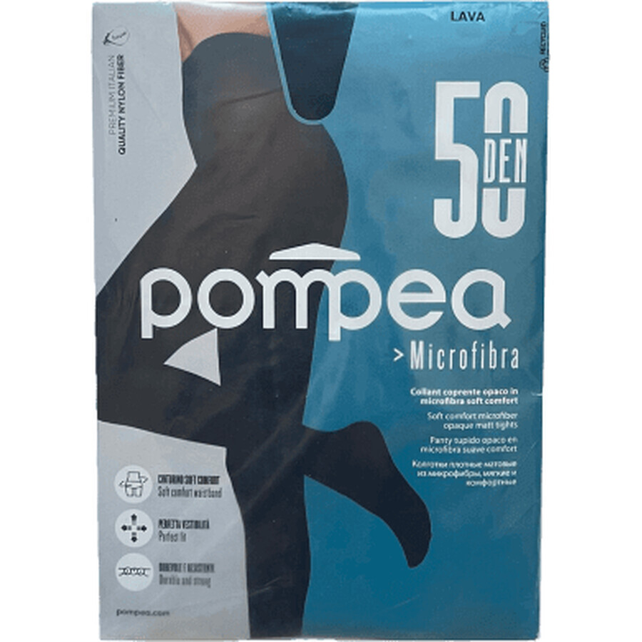 Cumpără Pompea Dres damă Microfibră 50 DEN Lava 4-L, 1 buc Pompea Dres damă Microfibră 50 DEN Lava 4-L, 1 buc