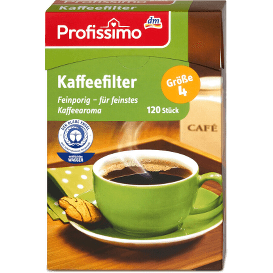 Buy Profissimo Coffee filters, size 4, 120 pcs Profissimo Coffee filters, size 4, 120 pcs