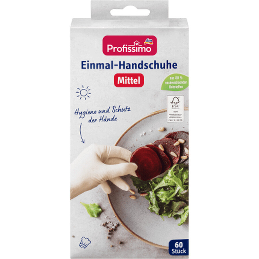 Buy Profissimo Latex gloves M, 60 pcs Profissimo Latex gloves M, 60 pcs