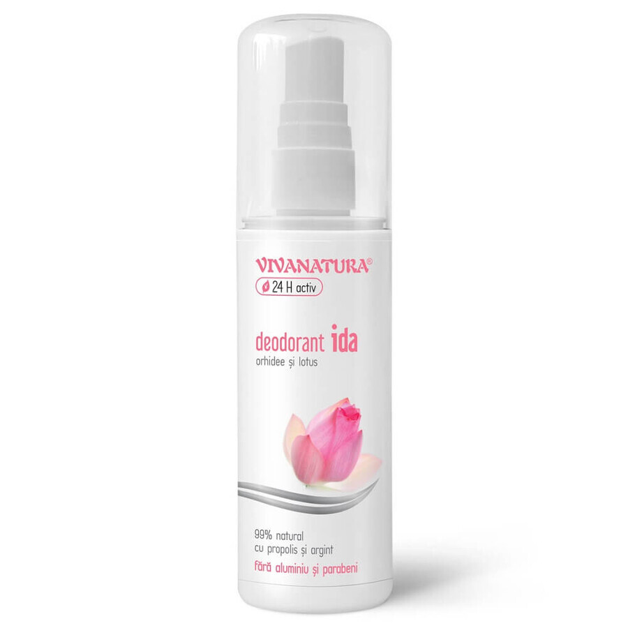 Buy Ida deodorant with orchids and lotus, 100 ml, Vivanatura Ida deodorant with orchids and lotus, 100 ml, Vivanatura