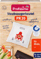 Profissimo PR20 vacuum cleaner bags and filter, 4 pcs