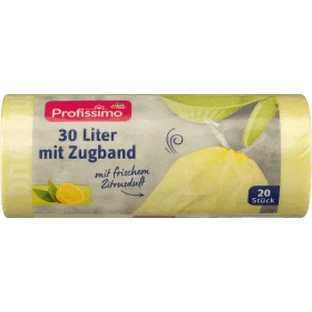 Profissimo Sacs de ménage avec poignées, parfumés, 30 L, 20 pcs.