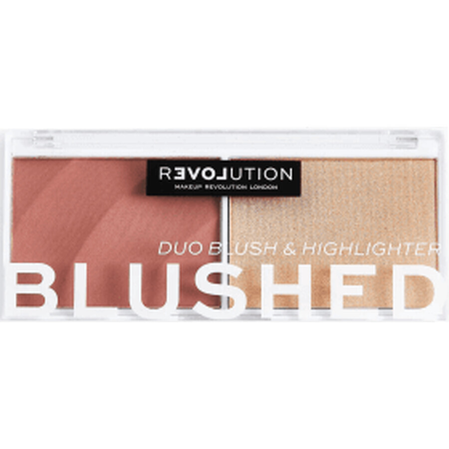 Buy Revolution Relove Colour Play Blushed blush and highlighter duo palette Kindness, 2.9 g Revolution Relove Colour Play Blushed blush and highlighter duo palette Kindness, 2.9 g