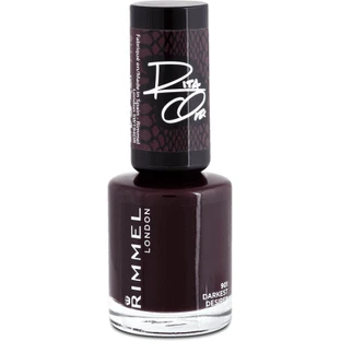 Rimmel London Esmalte de uñas 60 Seconds Super Shine 901 Darkest Desires, 8 ml