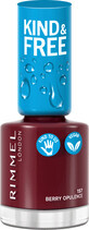 Rimmel London Kind&amp;amp;Free 157 Berry Opulence Nail Lacquer, 8 ml
