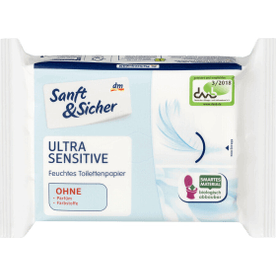 Comprar Papel higiénico húmedo Sanft&Sicher Ultra Sensitive, 50 unid. Papel higiénico húmedo Sanft&Sicher Ultra Sensitive, 50 unid.
