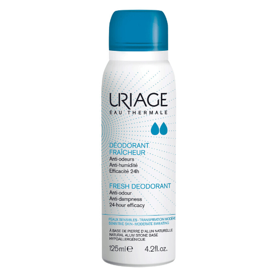 Acquista Uriage Eau Thermale - Deodorante Rinfrescante Fraicheur Spray, 125ml Uriage Eau Thermale - Deodorante Rinfrescante Fraicheur Spray, 125ml