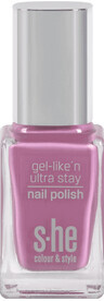 S-he colour&amp;amp;style Gel-like&#39;n ultra stay nail polish 322/275, 10 ml