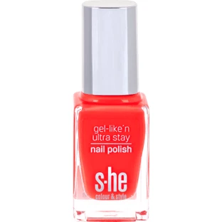 Esmalte de uñas S-he colour&amp;style Gel-like'n ultra stay 322/408, 10 ml
