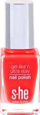 S-he colour&amp;amp;style Gel-like&#39;n ultra stay nail polish 322/408, 10 ml