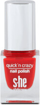 S-he colour&amp;amp;style Quick&#39;n crazy nail varnish 323/620, 6 ml