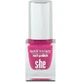 S-he colour&amp;style Quick'n crazy nagellak 323/640, 6 ml