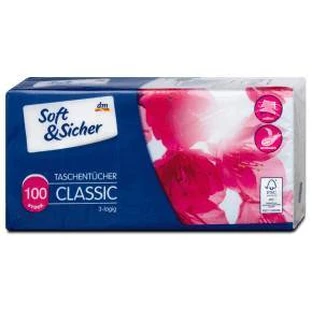 Soft&amp;Sicher Classic Tissues, 100 stuks