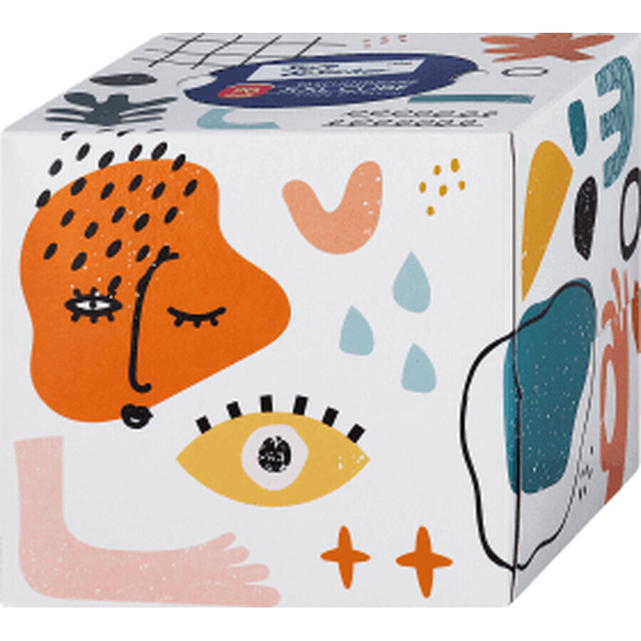 Buy Soft&Sicher White wipes in cube box, 70 pcs Soft&Sicher White wipes in cube box, 70 pcs