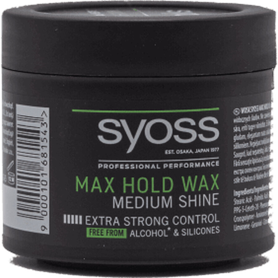 Buy Syoss Max Hold Hair Wax, 150 ml Syoss Max Hold Hair Wax, 150 ml