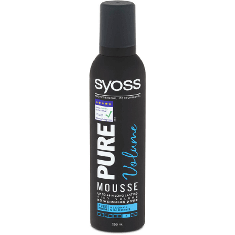 Buy Syoss Hair mousse Pure Volume, 250 ml Syoss Hair mousse Pure Volume, 250 ml