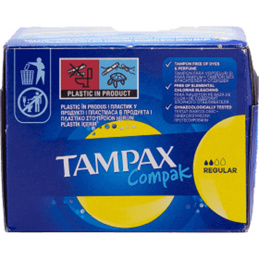 Buy Tampax Compak Regular inner pads, 16 pcs Tampax Compak Regular inner pads, 16 pcs