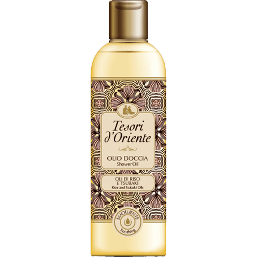 Acquista Tesori d'Oriente Olio doccia con estratto di riso e tsubaki, 250 ml Tesori d'Oriente Olio doccia con estratto di riso e tsubaki, 250 ml
