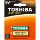 Toshiba 9V Zink-HD-Batterie, 1 Stk.