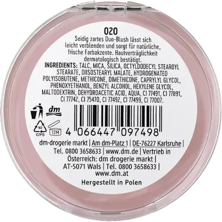 Trend !t up Rosy Touch Duo Blush No. 020, 4.5 g