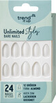Trend !t up Unlimited Styles Bare Nails artificial nails, 24 pcs