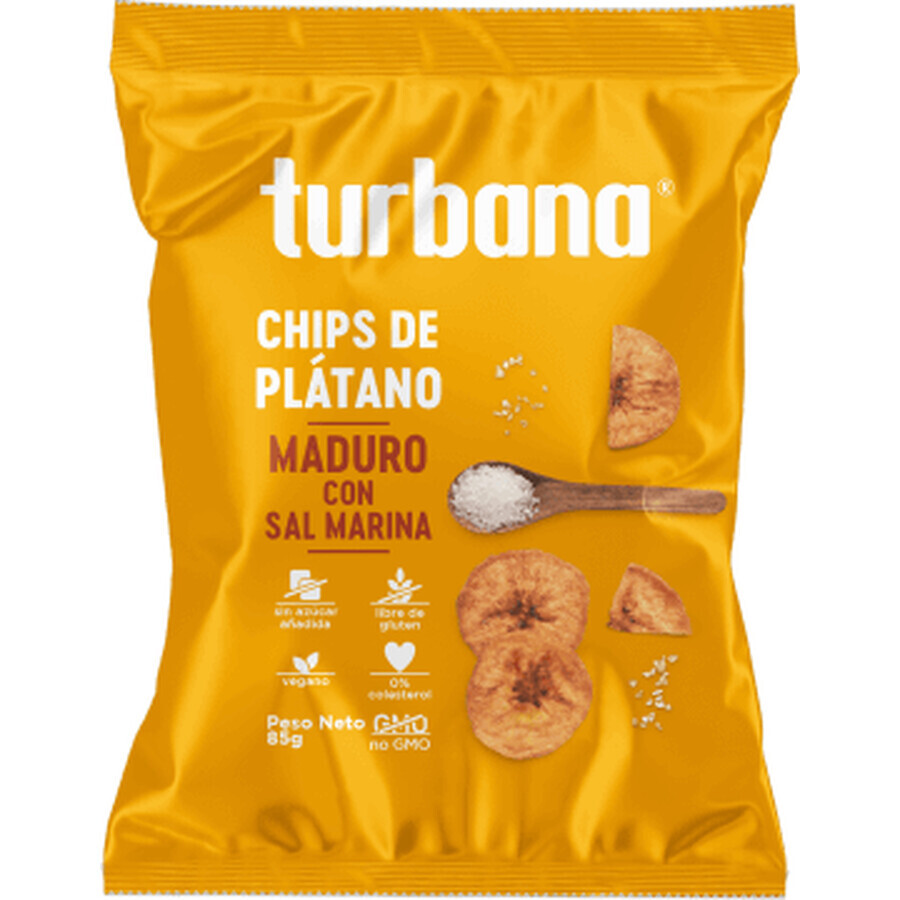 Buy Turbana Baked plantain chips with sea salt, 85 g Turbana Baked plantain chips with sea salt, 85 g