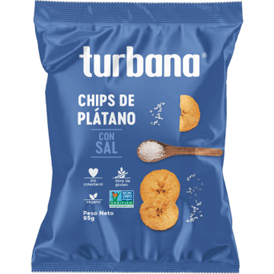 Winkel op Turbana Groene weegbree chips, 95 g Turbana Groene weegbree chips, 95 g