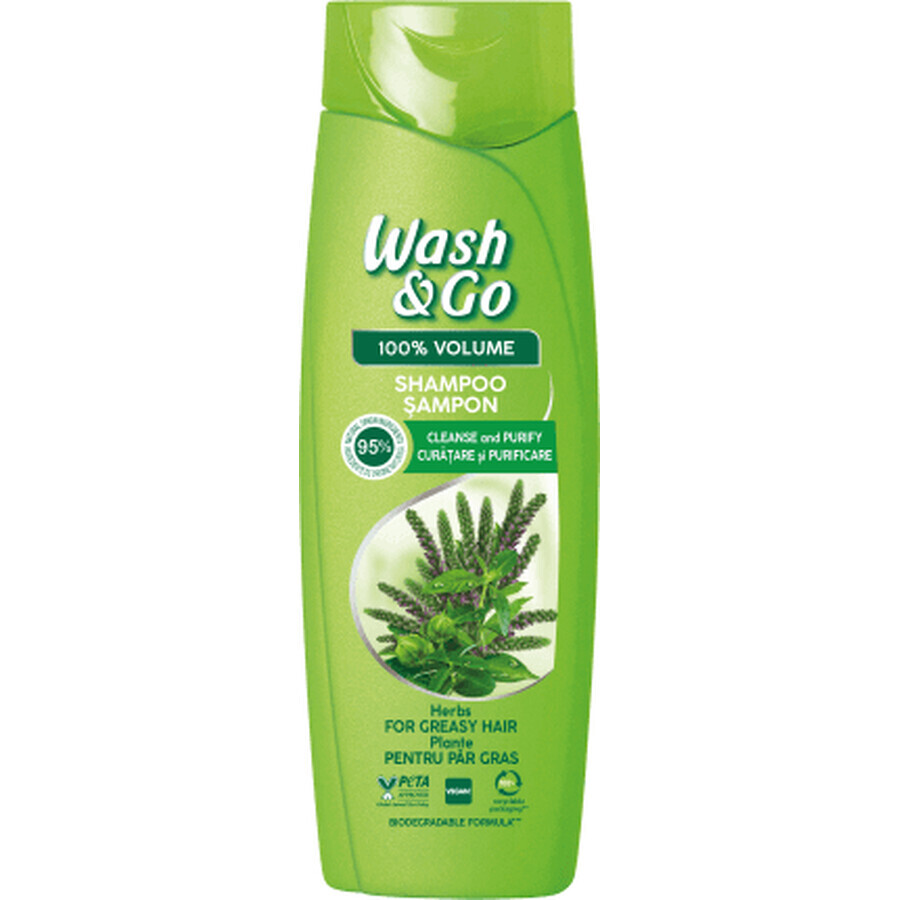 Buy Wash&Go Shampoo with herbal extract, 360 ml Wash&Go Shampoo with herbal extract, 360 ml